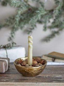 Bloomingville Nataline Lysestage, Guld, Aluminium 82068416< Dekoration Til Hjemmet