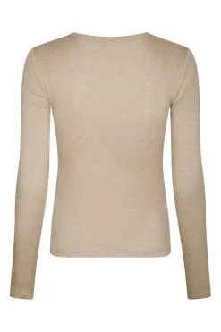 Neo Noir Nella Fine Rib Blouse 167271< Bluser & Skjorter