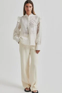 Second Female Nete Frill Shirt 59393< Bluser & Skjorter|Ammevenligt Tøj