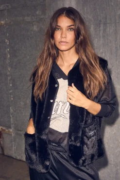 New Fur Tech Vest HL10409*Haute L'Amitié Outlet