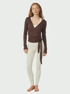 Nia Jersey Wrap Blouse 165501*Neo Noir Discount