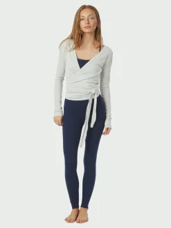 Nia Jersey Wrap Blouse 165501*Neo Noir Hot