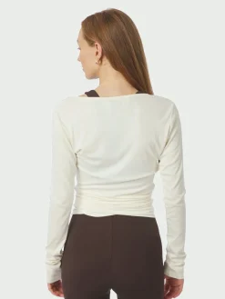 Neo Noir Nia Jersey Wrap Blouse 165501< Træningstøj|Bluser & Skjorter