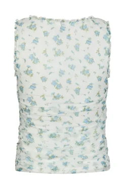 Nicolla Mesh Botanical Top 165659*Neo Noir Clearance