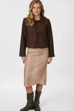 Nilo Faux Suede Jacket 165954*Neo Noir Sale