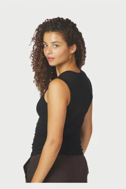 Nimbi Fine Rib Top 167270*Neo Noir Sale
