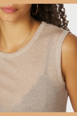 Nimbi Fine Rib Top 167270*Neo Noir Clearance