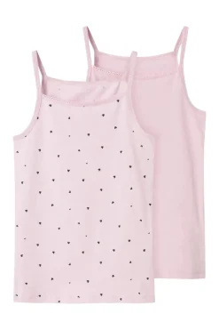 Name It Nkfstrap Top Winsome Hearts<Børn Nattøj & Undertøj