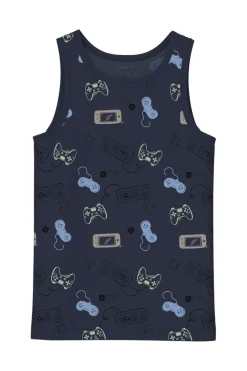 Name It Nkmtank Top Navy Gamer<Børn Nattøj & Undertøj