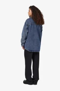 Nmalva L/S Denim Shacket Az351Mb*Noisy May Sale