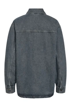 Noisy May Nmalva L/S Tinted Washed Shirt Az449Mb< Bluser & Skjorter