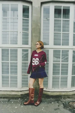 Nmaston L/S V-Neck Sports Sweat Fwd*Noisy May Sale