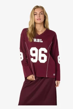 Nmaston L/S V-Neck Sports Sweat Fwd*Noisy May Sale