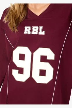 Nmaston L/S V-Neck Sports Sweat Fwd*Noisy May Sale