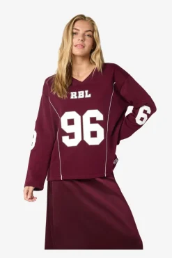 Nmaston L/S V-Neck Sports Sweat Fwd*Noisy May Sale