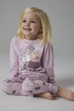 Name It Nmfdyris Peppa Ls Nightset<Børn Nattøj & Undertøj