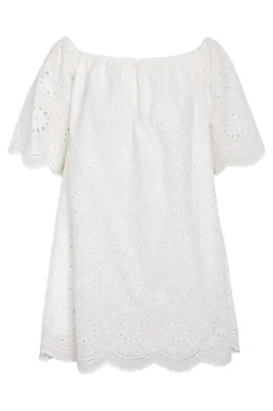 Noisy May Nmfiona Offshoulder Broderie Abk Dress< Kjoler