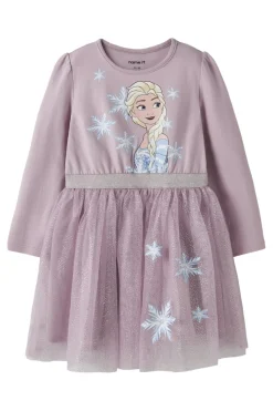 Name It Nmfosimi Frozen Ls Tulle Dress Lnoos Wdi<Børn Kjoler