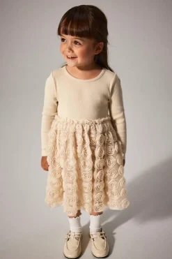 Name It Nmfsykia Tulle Ls Dress<Børn Kjoler