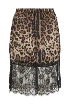 Noisy May Nminferno Short Satin Lace Skirt< Nederdele