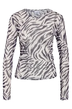Nmjudith L/S Mesh Top Bg Fwd*Noisy May Hot