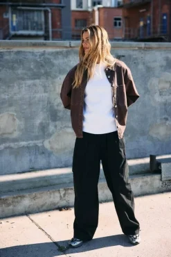 Noisy May Nmkirby Barrel Pants< Bukser, Jeans & Leggings