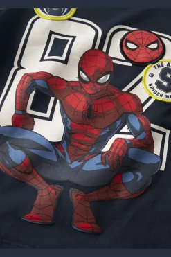 Name It Nmmdeep Spider Ls Nreg Top Box Mar<Børn T-Shirts & Toppe