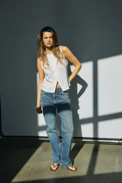 Noisy May Nmmonica Straight Jean Az221Db< Bukser, Jeans & Leggings