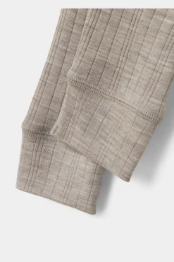 Name It Nmmwang Wool Needle Longjohn Solid<Børn Bukser & Leggings