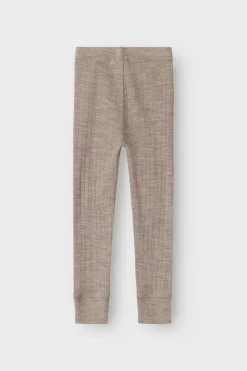 Name It Nmmwang Wool Needle Longjohn Solid<Børn Bukser & Leggings