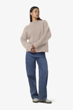 Nmnyla L/S Loose High Neck Knit Fwd Dd*Noisy May New