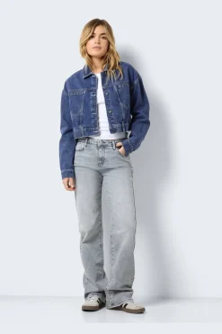 Noisy May Nmronja L/S Crop Jacket Vi433Mb< Overtøj & Jakker