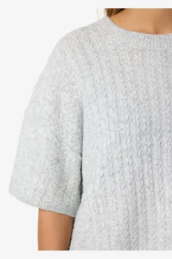 Nmsmilla S/S Cable Knit Top*Noisy May Clearance
