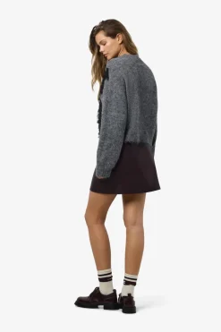 Noisy May Nmsutton L/S O-Neck Lace Knit Fwd< Strik|Bluser & Skjorter