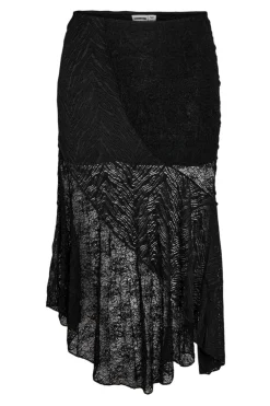Noisy May Nmtrudy Asymetric Lace Skirt< Nederdele