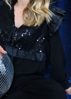 Nor Ls Frill Blouse 22267*Liberte Clearance