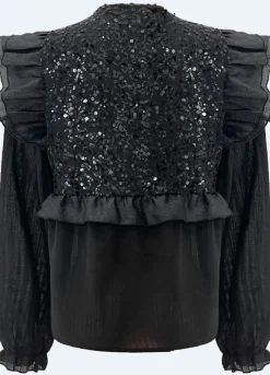 Nor Ls Frill Blouse 22267*Liberte Clearance