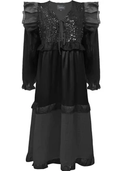 Liberte Nor Ls Frill Dress 22266< Kjoler