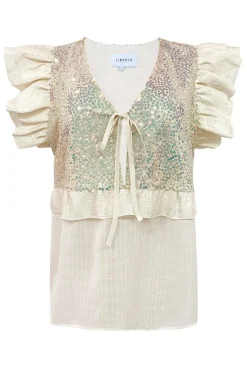 Liberte Nor-Frill-Blouse 22235< Bluser & Skjorter