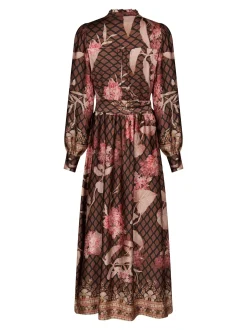 Nova Botanical Border Dress 167258*Neo Noir Clearance