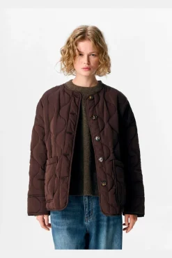 Object Objallie Ls Lo Quilted Jacket< Overtøj & Jakker