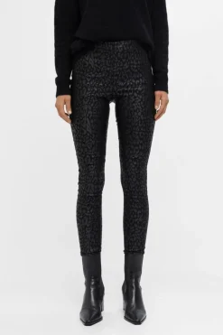 Object Objbelle Coated Leggings< Bukser, Jeans & Leggings