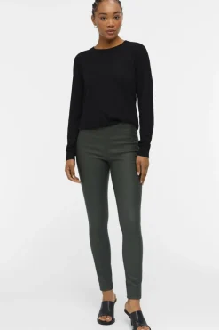 Object Objbelle Coated Leggings< Bukser, Jeans & Leggings