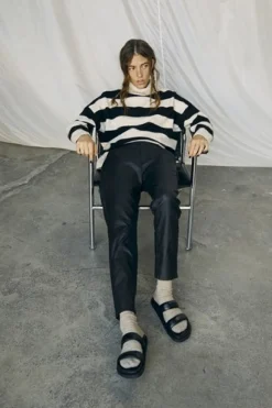 Objbelle Lisa Coated Pant*Object New