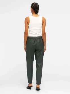 Object Objbelle Lisa Coated Pant< Bukser, Jeans & Leggings