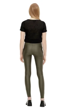 Objbelle Mw Coated Leggings*Object Hot