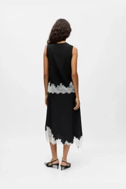 Object Objdalme Sl Lace Top Aw Fair 25< Sæt 🛍️|T-Shirts & Toppe