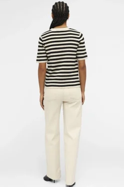 Object Objester S/S New Knit Pullover< T-Shirts & Toppe