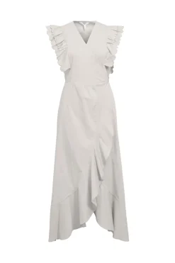 Objhope Papaya S/S Wrap Dress*Object Outlet