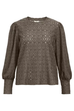 Object Objlaila L/S Re Top< T-Shirts & Toppe